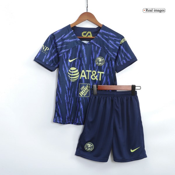 Kids Club America Aguilas Away Soccer Jersey Kit (Jersey+Shorts) 2022/23 Nike