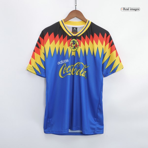 Men's Retro 1995 Club America Aguilas Away Soccer Jersey Shirt Adidas