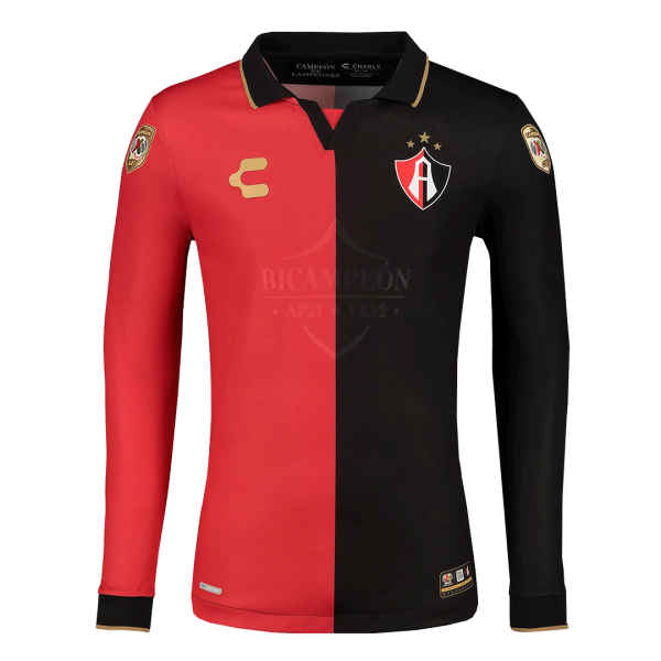 Men's Replica Atlas de Guadalajara Long Sleeves Soccer Jersey Shirt 2022/23 Nike