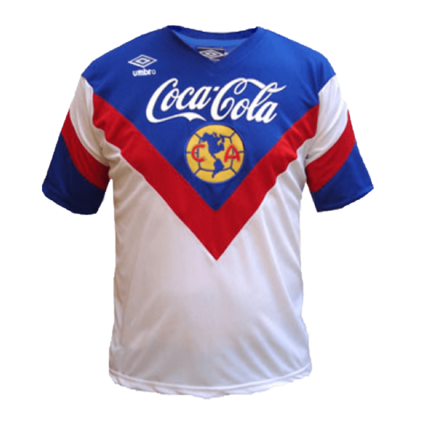 Men's Retro 1993/94 Club America Aguilas Away Soccer Jersey Shirt Umbro