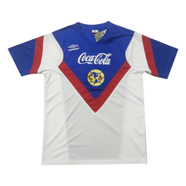 1988 Club America Away Blue&Whirt Retro Jerseys Shirt | Club America Aguilas