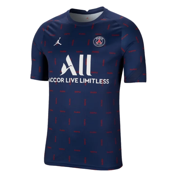 Men's Replica PSG Pre-Match Soccer Jersey Shirt 2021/22 Nike
