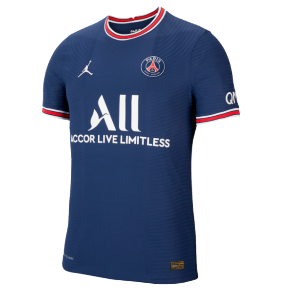 Men's Authentic PSG Home Soccer Jersey Shirt 2021/22 Jordan