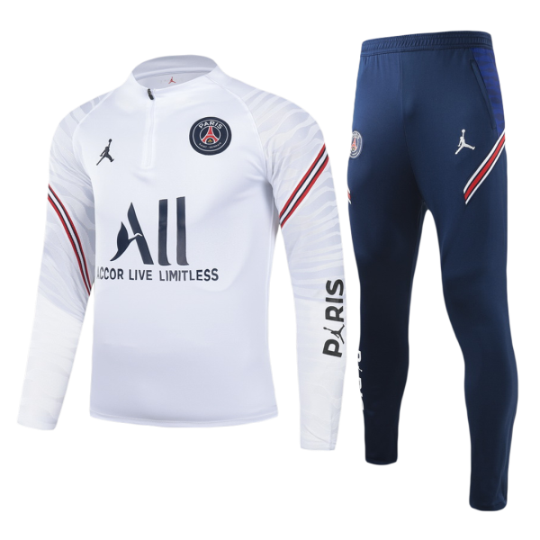 Kids PSG Zipper
Tracksuit Sweat Shirt Kit(Top+Pants) 2021/22 Jordan