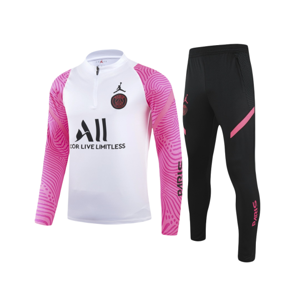 Kids PSG Zipper
Tracksuit Sweat Shirt Kit(Top+Pants) 2021/22 Jordan
