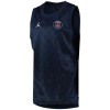 Men's Replica PSG Mesh Vest - Midnight Soccer Jersey Shirt 2021/22 Jordan