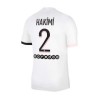 Men's Replica HAKIMI #2 PSG Away Soccer Jersey Shirt 2021/22 Nike