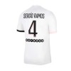 Men's Replica SERGIO RAMOS #4 PSG Away Soccer Jersey Shirt 2021/22 Nike