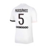 Men's Replica MARQUINHOS #5 PSG Away Soccer Jersey Shirt 2021/22 Nike