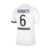 Men's Replica VERRATTI #6 PSG Away Soccer Jersey Shirt 2021/22 Nike