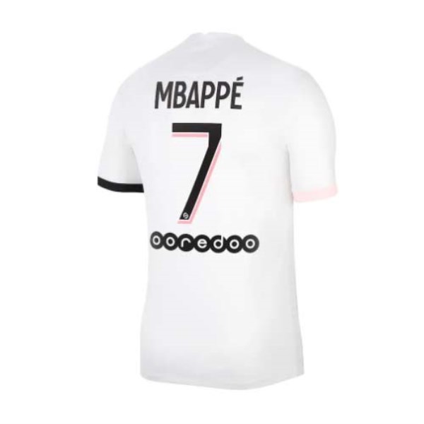 Men's Replica MBAPPÉ #7 PSG Away Soccer Jersey Shirt 2021/22 Nike
