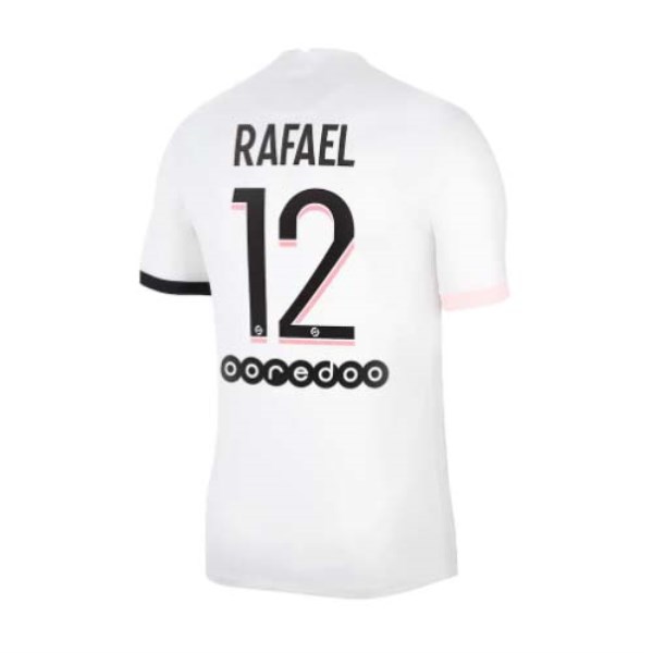 Men's Replica RAFAEL #12 PSG Away Soccer Jersey Shirt 2021/22 Nike