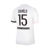 Men's Replica DANILO #15 PSG Away Soccer Jersey Shirt 2021/22 Nike