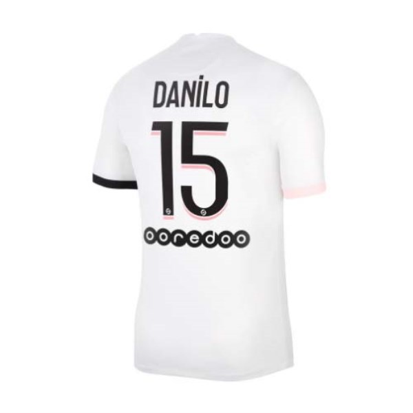 Men's Replica DANILO #15 PSG Away Soccer Jersey Shirt 2021/22 Nike