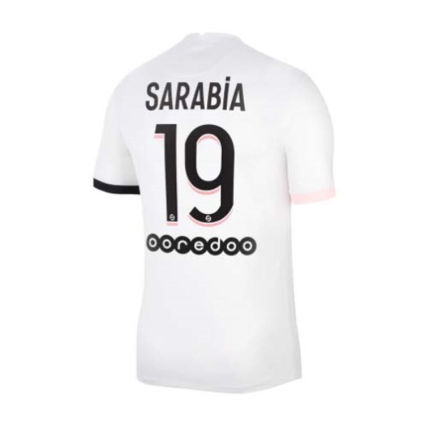 Men's Replica SARABIA #19 PSG Away Soccer Jersey Shirt 2021/22 Nike