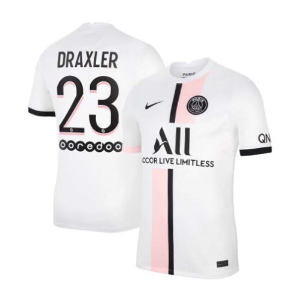 Men's Replica DRAXLER #23 PSG Away Soccer Jersey Shirt 2021/22 Nike