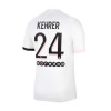 Men's Replica KEHRER #24 PSG Away Soccer Jersey Shirt 2021/22 Nike