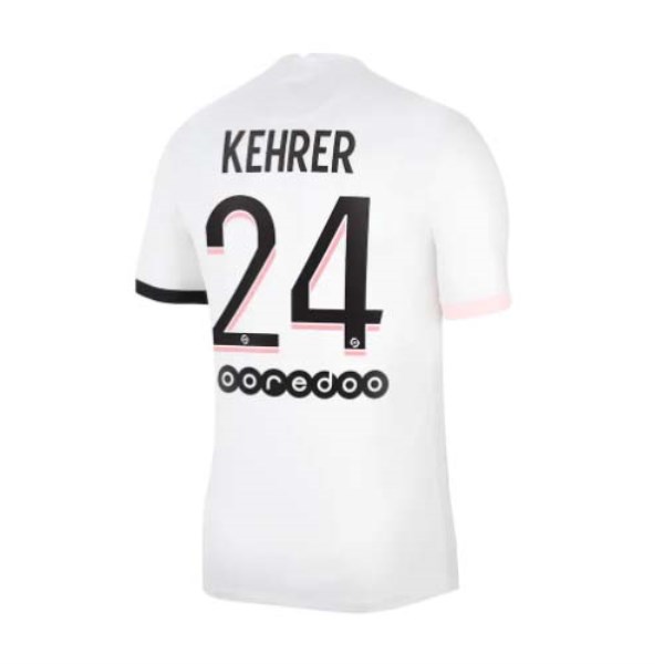 Men's Replica KEHRER #24 PSG Away Soccer Jersey Shirt 2021/22 Nike