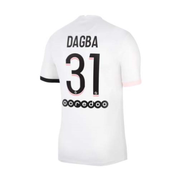 Men's Replica DAGBA #31 PSG Away Soccer Jersey Shirt 2021/22 Nike