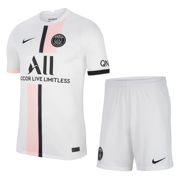 Men's Replica PSG Away Soccer Jersey Kit (Jersey+Shorts) 2021/22 Jordan