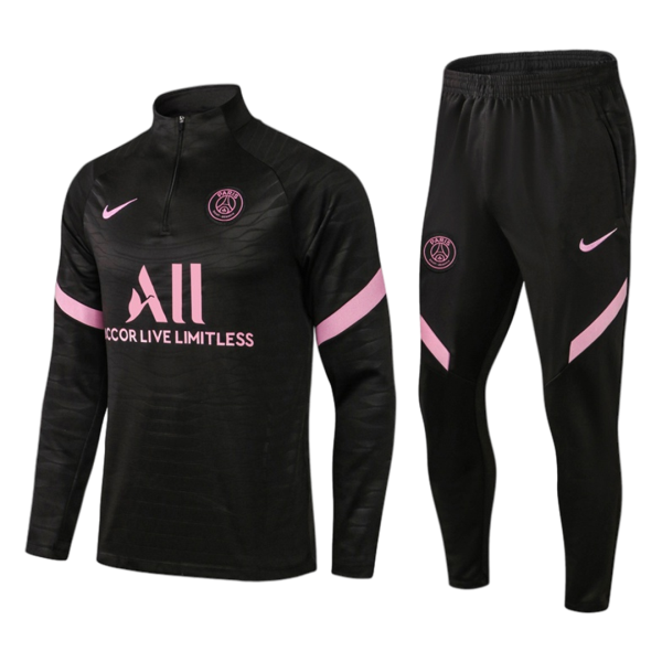 Men's PSG Zipper Tracksuit Sweat Shirt Kit (Top+Trousers) 2021/22 Nike