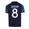 Men's Replica GERSON #8 Marseille Away Soccer Jersey Shirt 2021/22 Puma