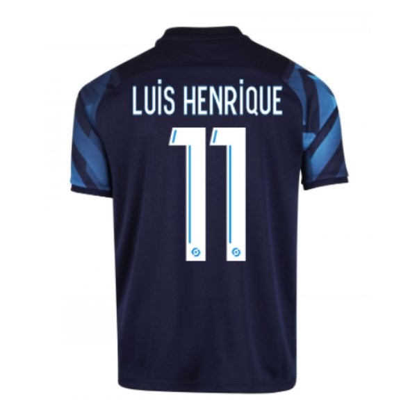 Men's Replica LUIS HENRIQUE #11 Marseille Away Soccer Jersey Shirt 2021/22 Puma