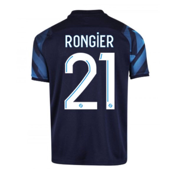 Men's Replica RONGIER #21 Marseille Away Soccer Jersey Shirt 2021/22 Puma