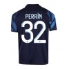 Men's Replica PERRIN #32 Marseille Away Soccer Jersey Shirt 2021/22 Puma