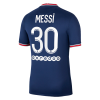 Men's Replica Messi #30 PSG Home Soccer Jersey Shirt 2021/22 Jordan