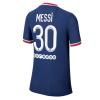 Men's Authentic Messi #30 PSG Home Soccer Jersey Shirt 2021/22 Jordan