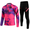 Men's PSG Zipper Tracksuit Sweat Shirt Kit (Top+Trousers) 2021/22 Jordan