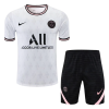 Nike PSG Training Soccer Jersey Kit(Jersey+Shorts) 2021/22 - White | PSG