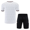 Nike PSG Training Soccer Jersey Kit(Jersey+Shorts) 2021/22 - White | PSG