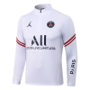 Men's PSG Zipper Tracksuit Sweat Shirt Kit (Top+Trousers) 2021/22 Jordan