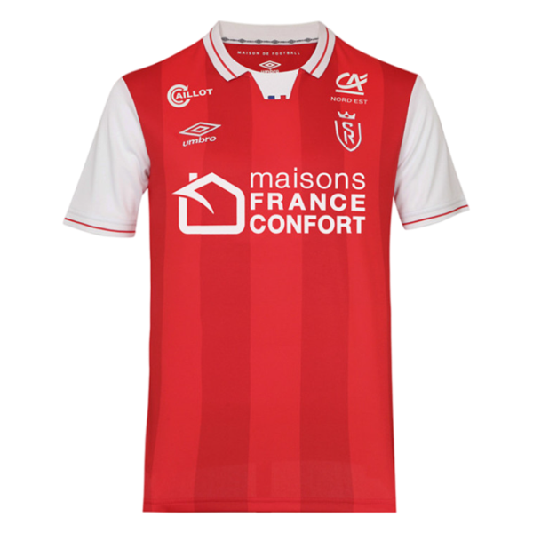 Men's Replica Stade de Reims Home Soccer Jersey Shirt 2021/22 Umbro