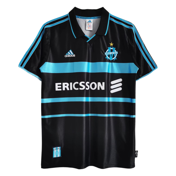 Men's Retro 1999/00 Marseille Third Away Soccer Jersey Shirt Adidas