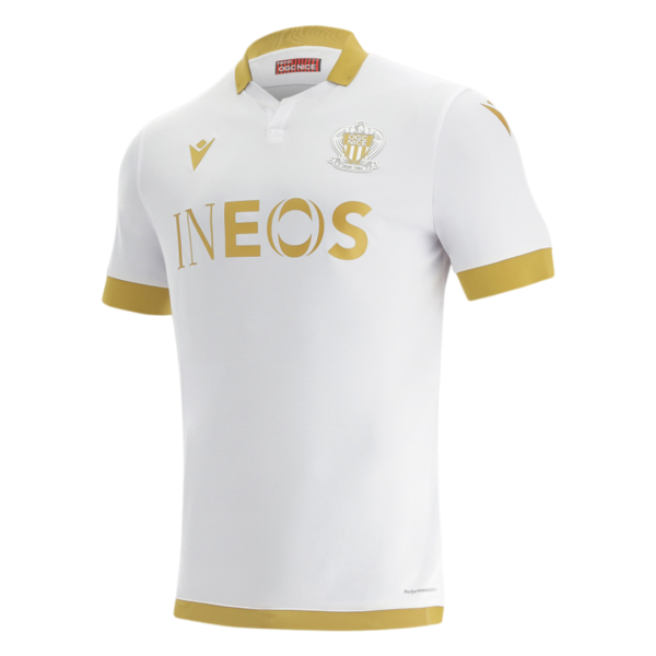 Men's Replica OGC Nice Away Soccer Jersey Shirt 2021/22 Macron