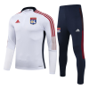Kids Olympique Lyonnais Zipper
Tracksuit Sweat Shirt Kit(Top+Pants) 2021/22 Adidas