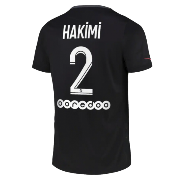 Men's Replica HAKIMI #2 PSG Third Away Soccer Jersey Shirt 2021/22 Nike