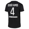 Men's Replica SERGIO RAMOS #4 PSG Third Away Soccer Jersey Shirt 2021/22 Nike