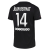 Men's Replica JUAN BERNAT #14 PSG Third Away Soccer Jersey Shirt 2021/22 Nike