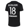 Men's Replica WIJNALDUM #18 PSG Third Away Soccer Jersey Shirt 2021/22 Nike