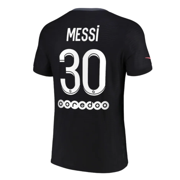 Men's Authentic Messi #30 PSG Third Away Soccer Jersey Shirt 2021/22 Nike