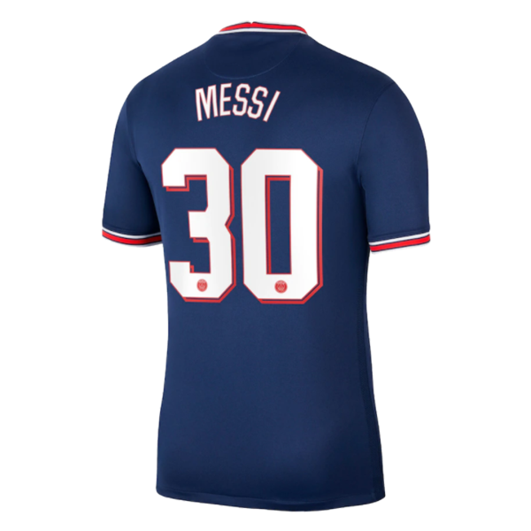 UCL Men's Authentic Messi #30 PSG Home Soccer Jersey Shirt 2021/22 Jordan