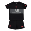 Kids PSG Third Away Soccer Jersey Kit (Jersey+Shorts) 2021/22 Nike