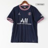 Men's Replica Messi #30 Ballon d'Or Special Gold Font PSG Home Soccer Jersey Shirt 2021/22 Jordan