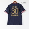 Men's Authentic Messi #30 Ballon d'Or Special Gold Font PSG Home Soccer Jersey Shirt 2021/22 Jordan