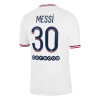 Men's Replica Messi #30 PSG Fourth Away Soccer Jersey Shirt 2021/22 Jordan