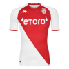 Men's Replica AS Monaco FC Home Soccer Jersey Shirt 2022/23 Kappa